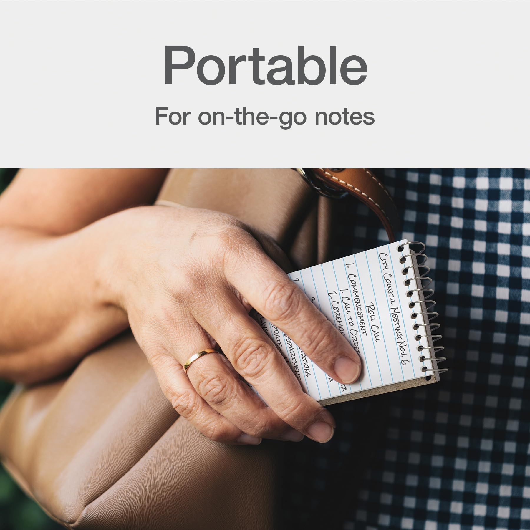 Oxford Spiral Memo Pads, Top Wire Bound, 3 x 5 Inch Pocket Notepad, College Ruled, 6 Assorted Pastel Colors, 75 Sheets, 12 Pack (25093) - Image 6