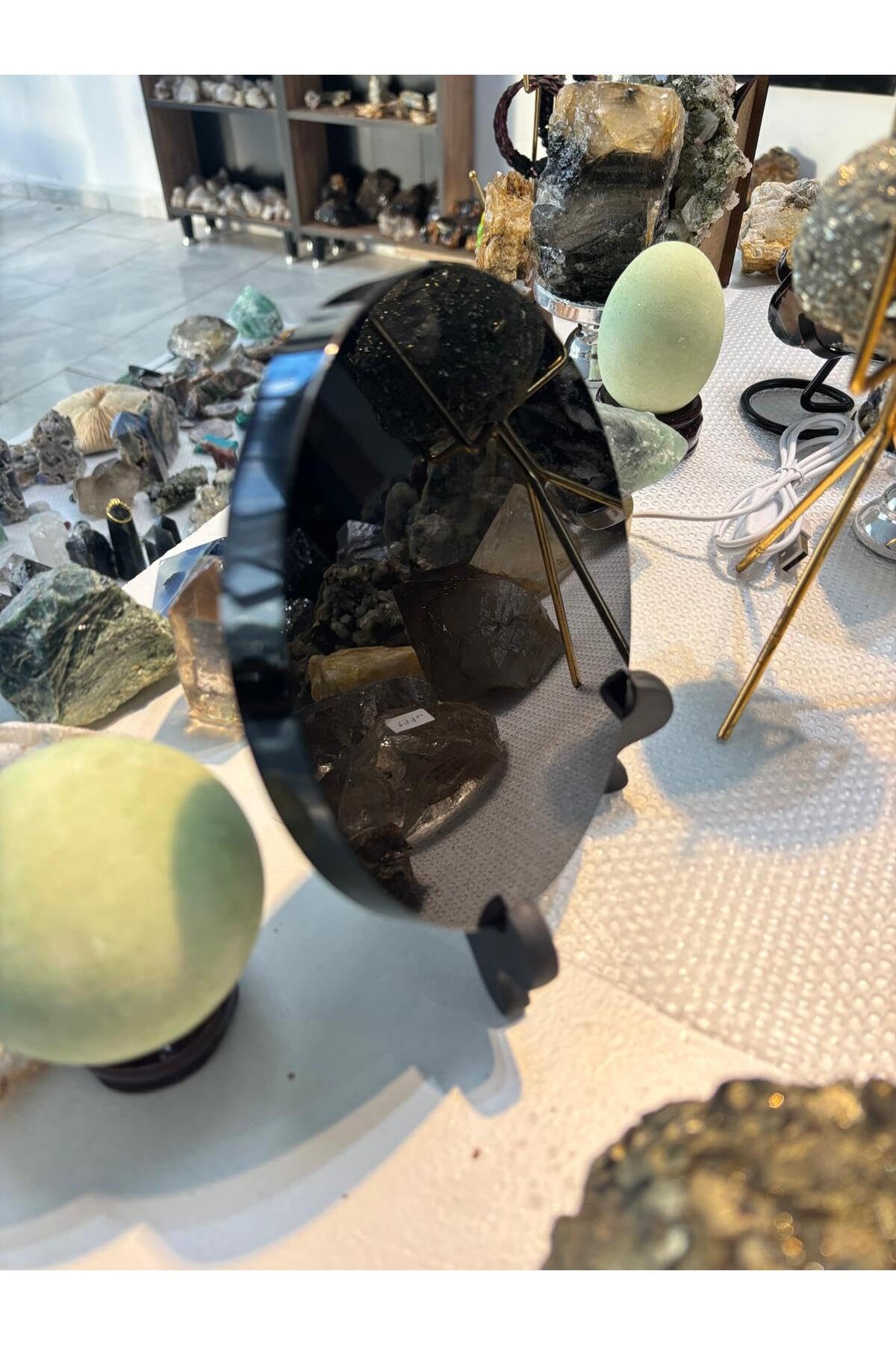 Gemsartdeco Obsidyen Ayna Özel Tasarım
