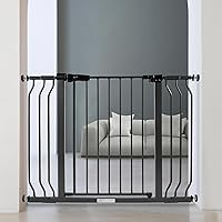 Vista 1 de ELEVON - Puerta de seguridad para bebés para escaleras y puertas, puerta de seguridad para mascotas con características de cierre