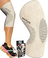 Vista 1 de Physix Gear - Rodillera de compresión para hombres y mujeres, la mejor rodillera de compresión para caminar, correr, gimnasio, baloncesto