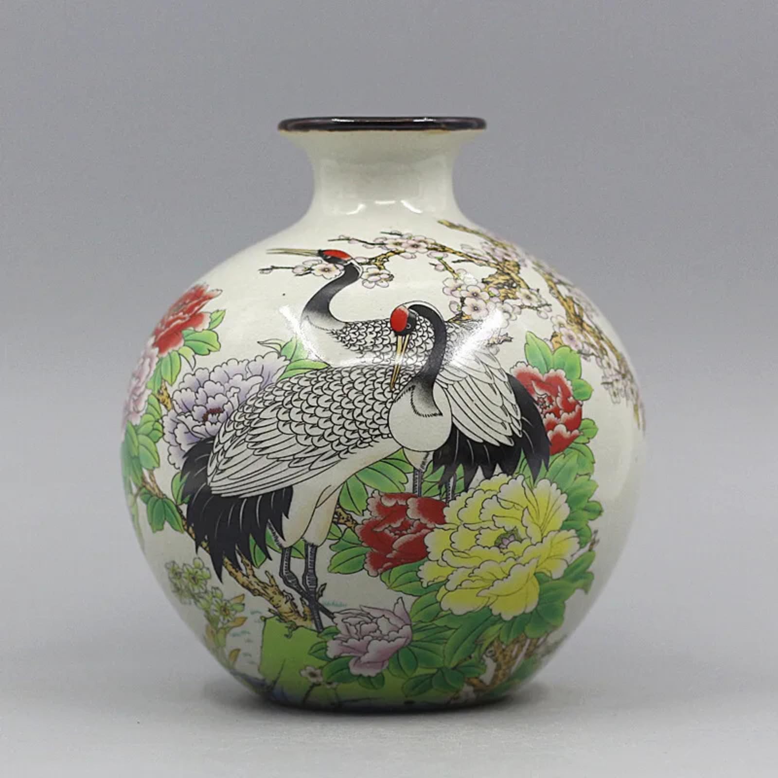 Vase chinois en porcelaine Qing, une pièce de collection antique exclusive
