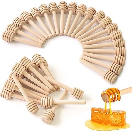 Petite Wooden Honey Sticks: Culinary Indulgence in Every Bite