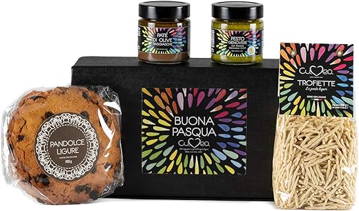 Cesto Regalo SCORCI DI LIGURIA con Prodotti Tipici Liguri Artigianali della az. agricola Cuvea: cesto gourmet con prodotti senza conservanti, né coloranti anche adatto ai vegetariani