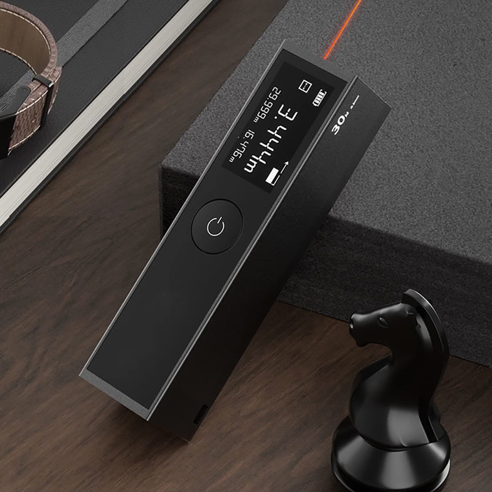 Mini Medidor De Distancia, Regla Electrónica De Medición De Carga USB De 40 Metros, Error De Precisión ± 2 Mm, Longitud, Área, Volumen, Pitágoras, Medición Pitagórica Secundaria
