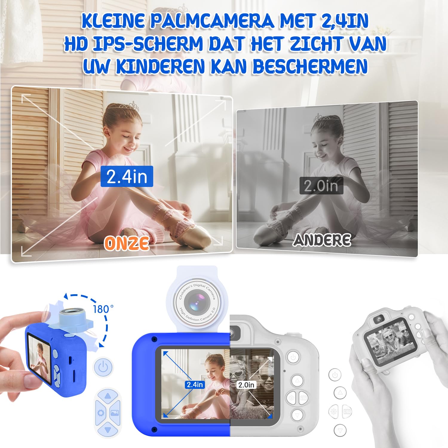 Instant Camera with 7 Papers (4 Colors