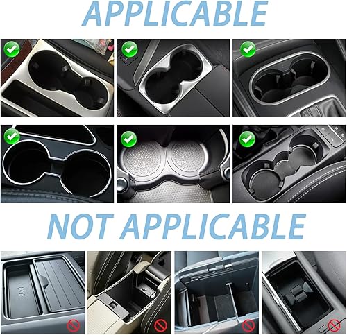 Miniatura 6 de Expansor de portavasos grande mejorado para automóvil se adapta a contenedores de 10 a 64 onzas, 2.95 a 5.5 pulgadas, soporte universal para tazas