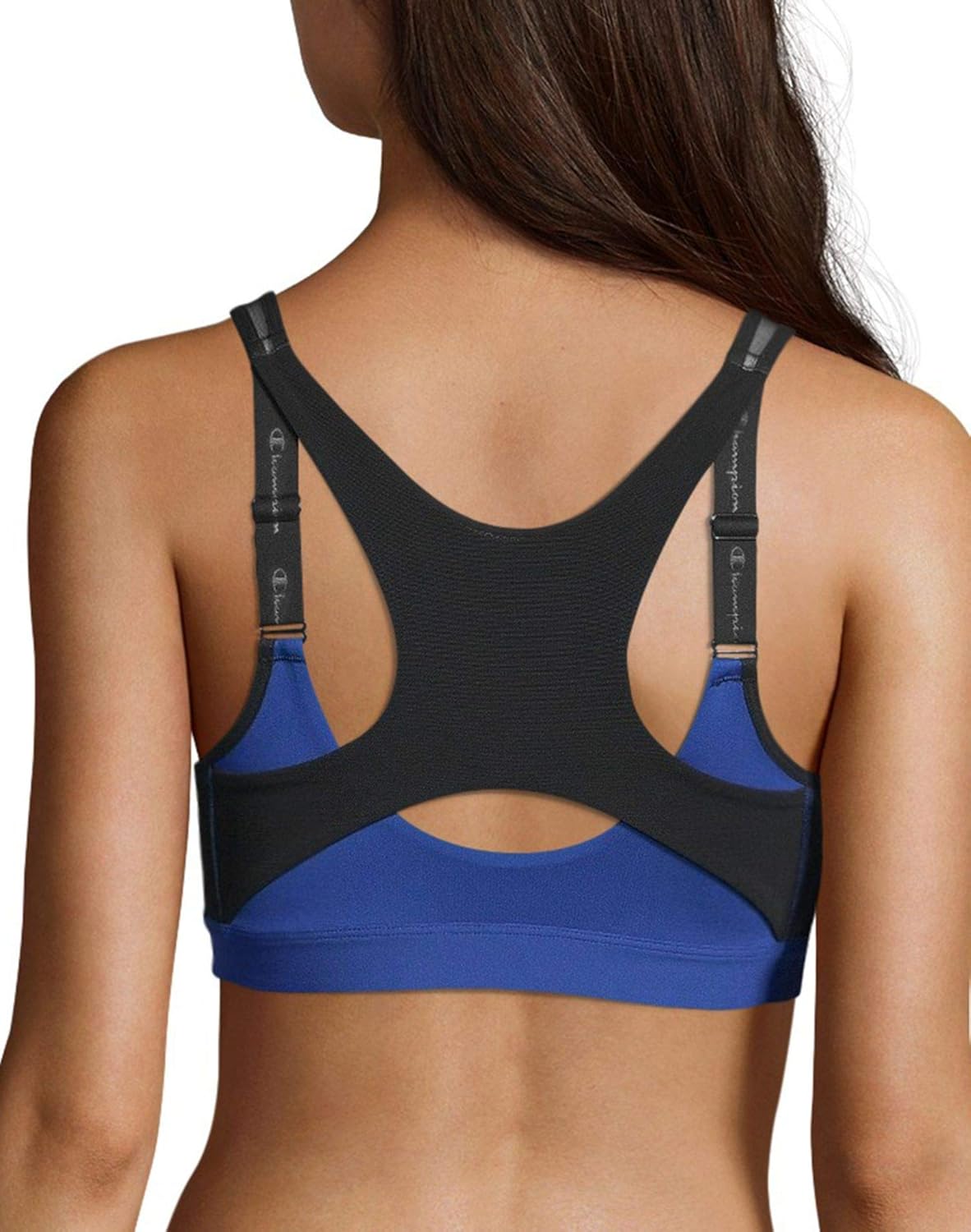 champion women's motion control zip sports bra bra