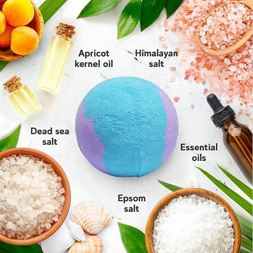 Miniatura 8 de Bombas de baño para niños con juguetes en el interior de los niños bombas de baño orgánicas de burbujas bombas de baño de 35 ozpor 12 piezas set de
