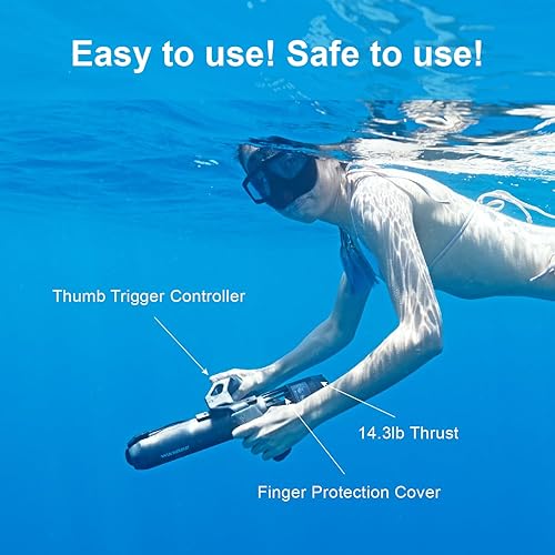 Miniatura 5 de Subnado Underwater Scooter Water Scooter for AdultsKids Underwater Scooter for Pool Scuba Diving Snorkeling Sea ScooterCompactPortable