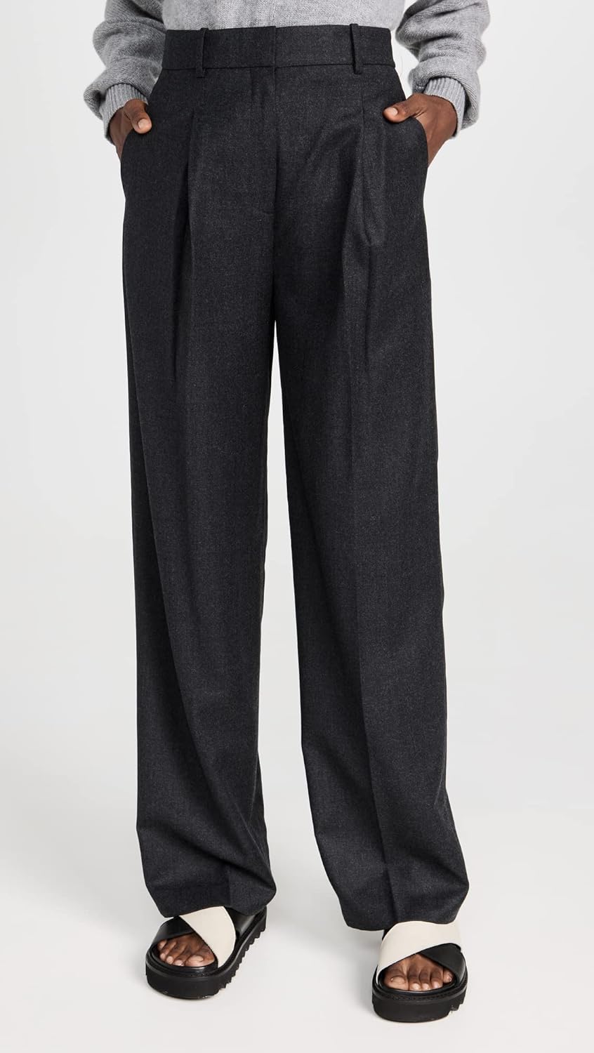 Theory Women's Pleat Trousers - Image 2