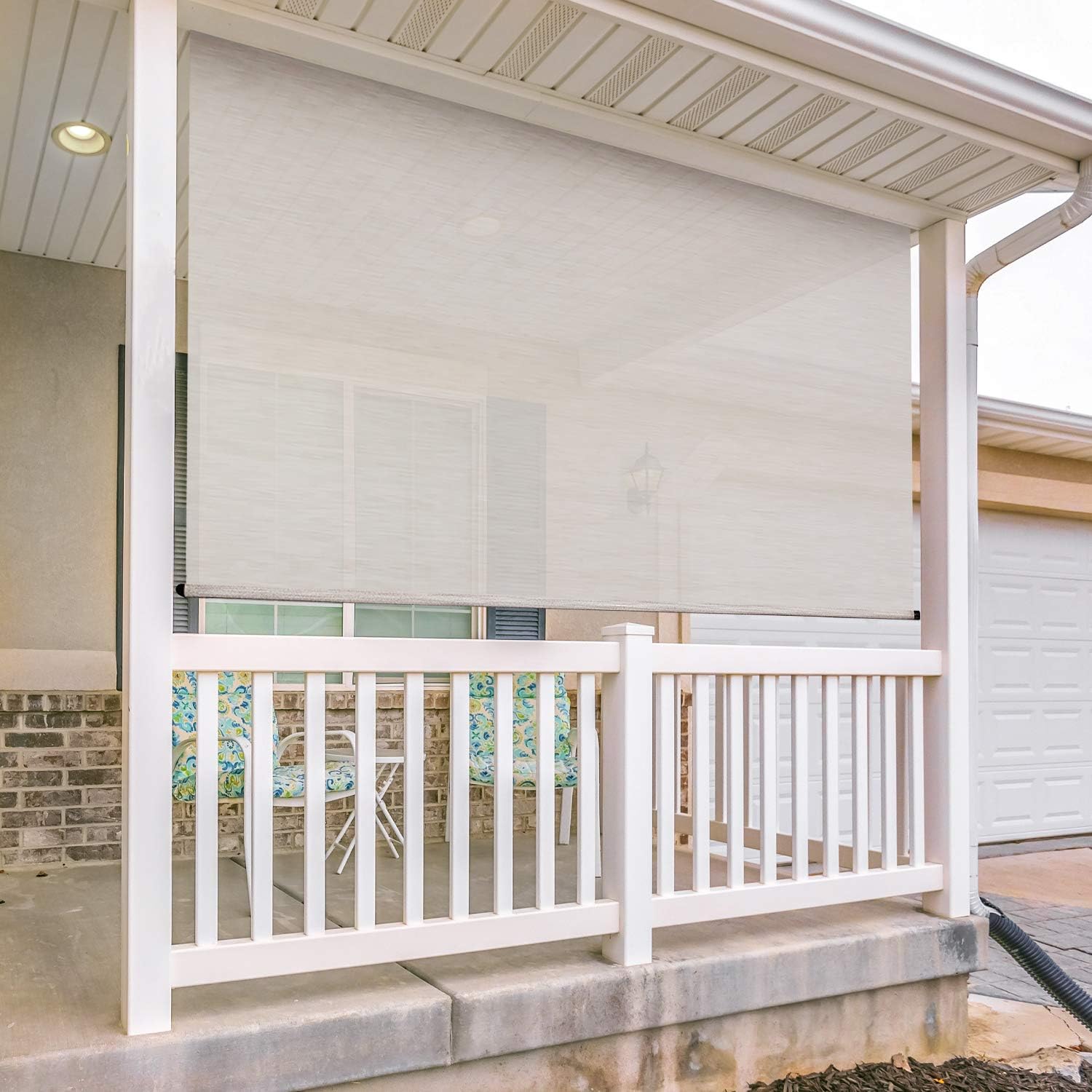 Keystone Fabrics E70.68.30 Premium Outdoor Sun Shade, 6' Wide x 8' Drop, Maui