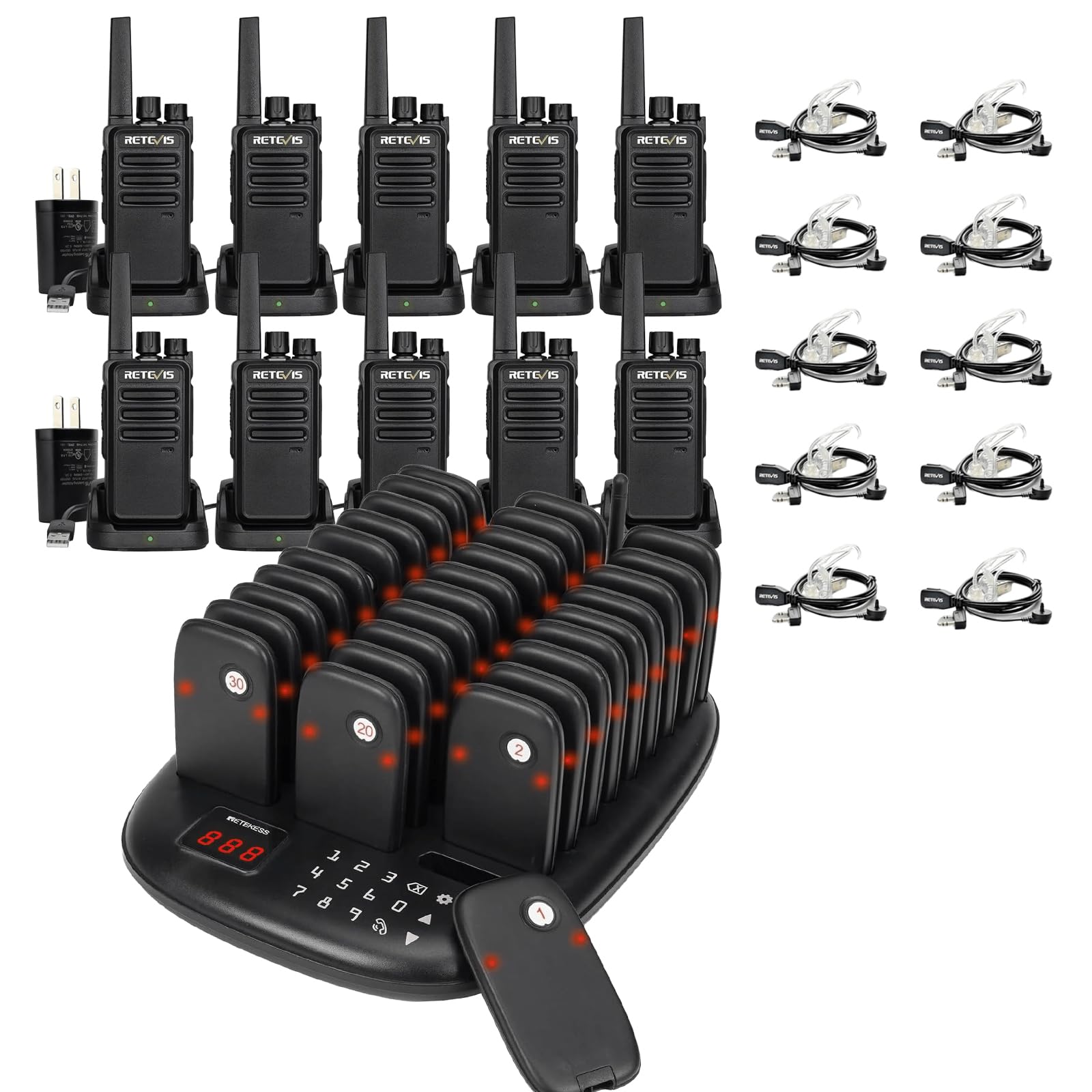 Amazon.com: Retevis RT68 Walkie Talkies Bundle with Retekess