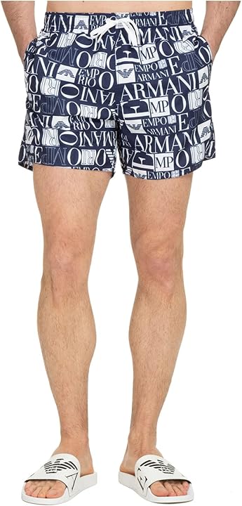 Emporio armani swimwear costume da bagno a pantaloncini per uomo 2117402r43090535