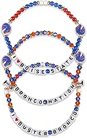 Vista 42 de FOCO NCAA unisex-adulto Paquete de 3 Pulseras de la Amistad con Cuentas con Logotipo de Equipo Universitario de la NCAA Oficialmente Licenciadas