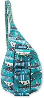 KAVU Mini Rope Bag Cotton Crossbody Sling â€‹ - Winterscape