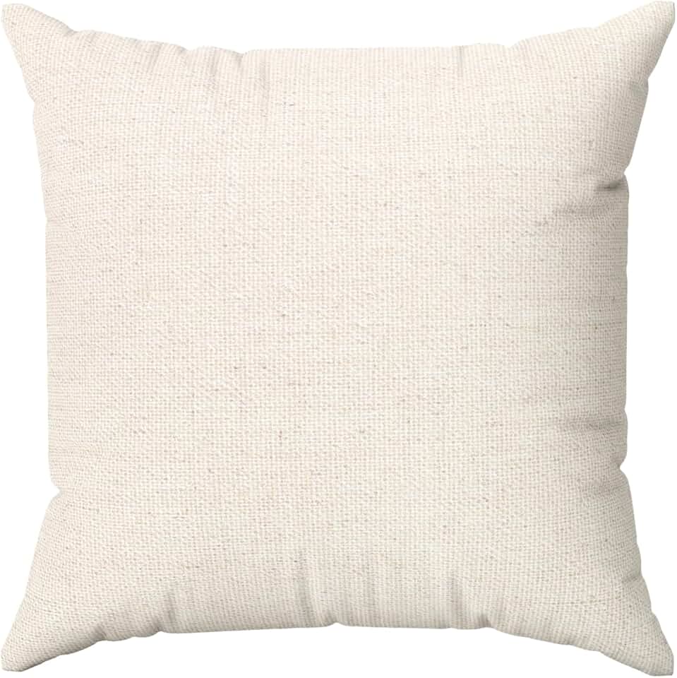 Kit 2 Capas De Almofadas 45x45 Linho Jacquard Cru Para Sofá Cama Decoração Luxo