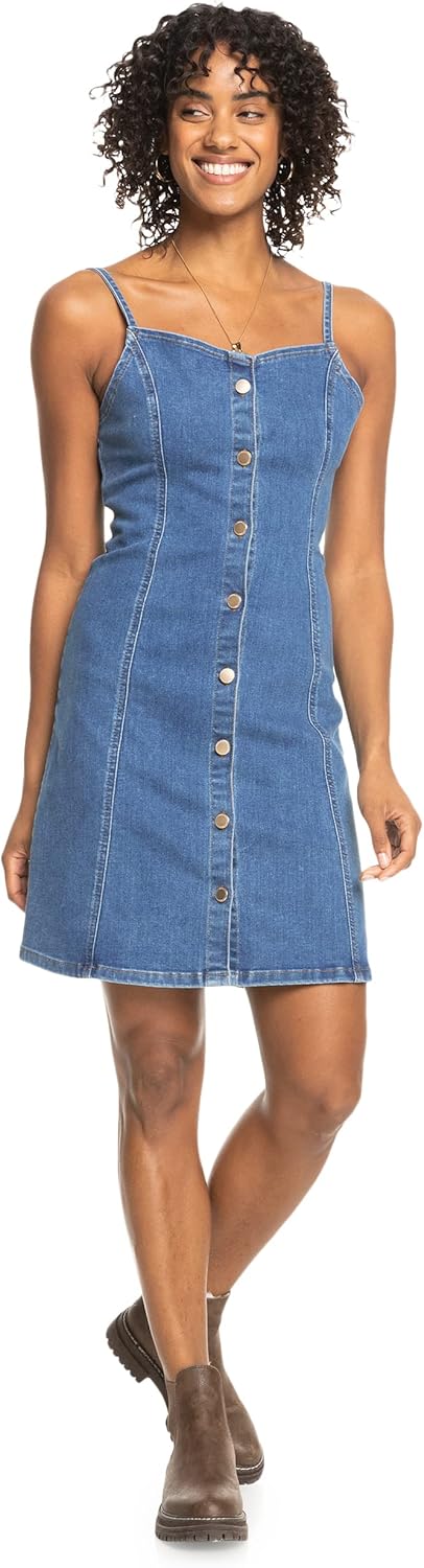 Roxy Womens Some Dance Denim Dress