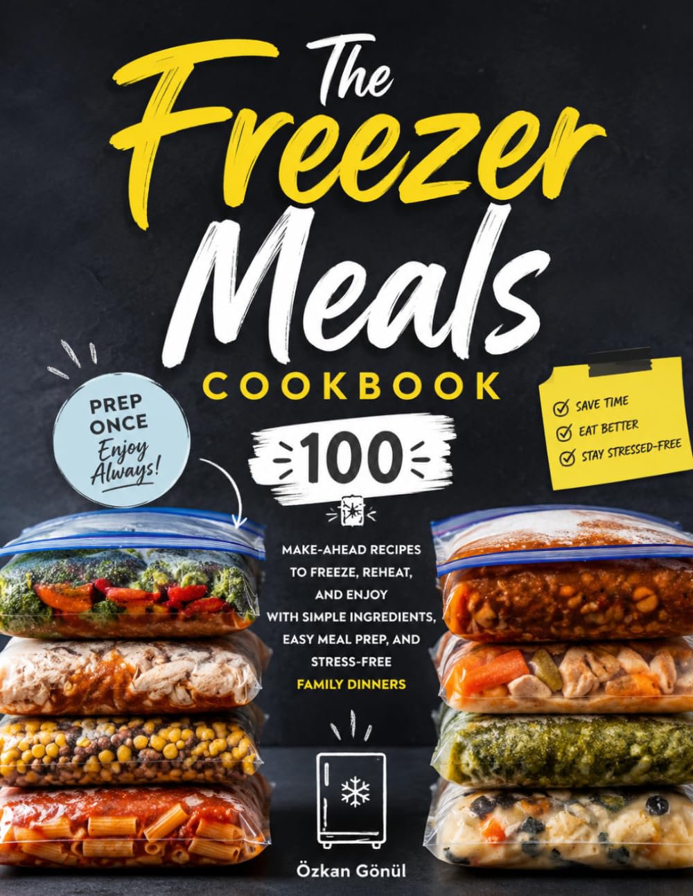 The Freezer Meals Cookbook: 100 Make-Ahead Recipes to Freeze, Reheat, and Enjoy with Simple Ingredients, Easy Meal Prep, and Stress-Free Family Dinners