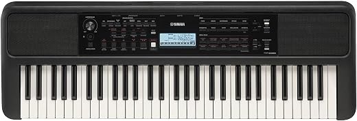 Yamaha PSR-E383 Portable Keyboard – 61 Keys, Includes Power Adapter, Built-in Voices &amp; Rhythms, Lightweight &amp; Compact, Ide...