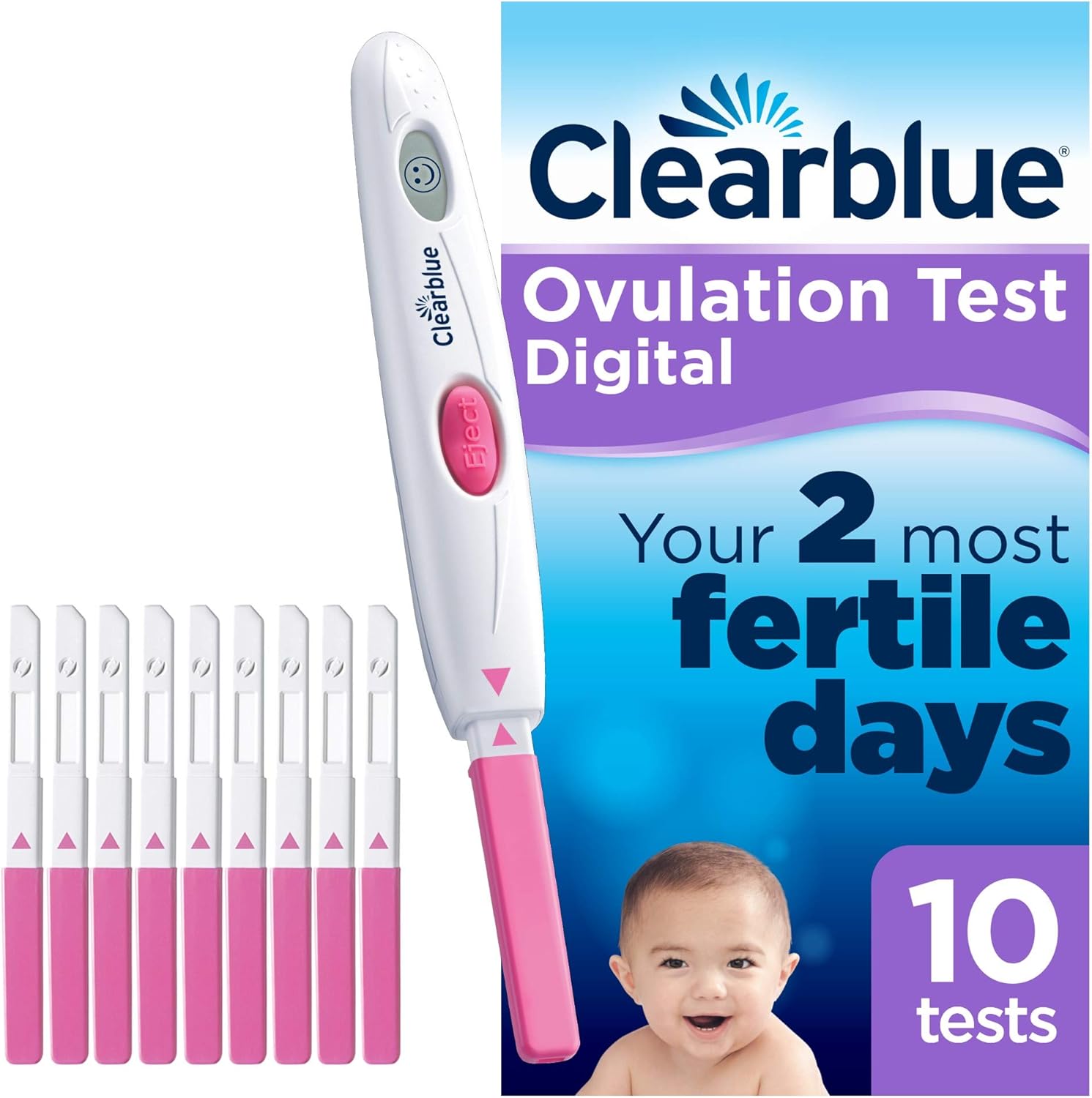 1OBGYN Clearblue OneMonth Digital Ovulation Test 10 ct Buy Online