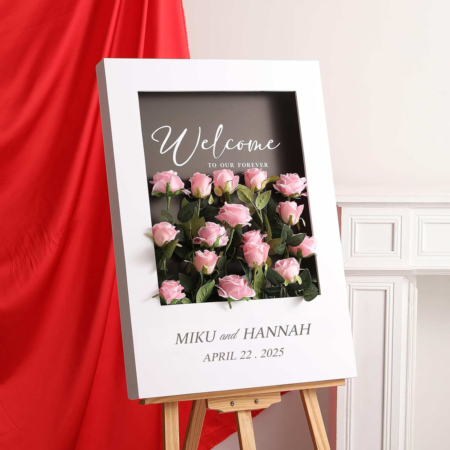 Hawesome 12PCS Artificial Silk Flowers Realistic Roses Bouquet Long Stem for Home Wedding Decoration Party (Pink -1) 1 - Image 7