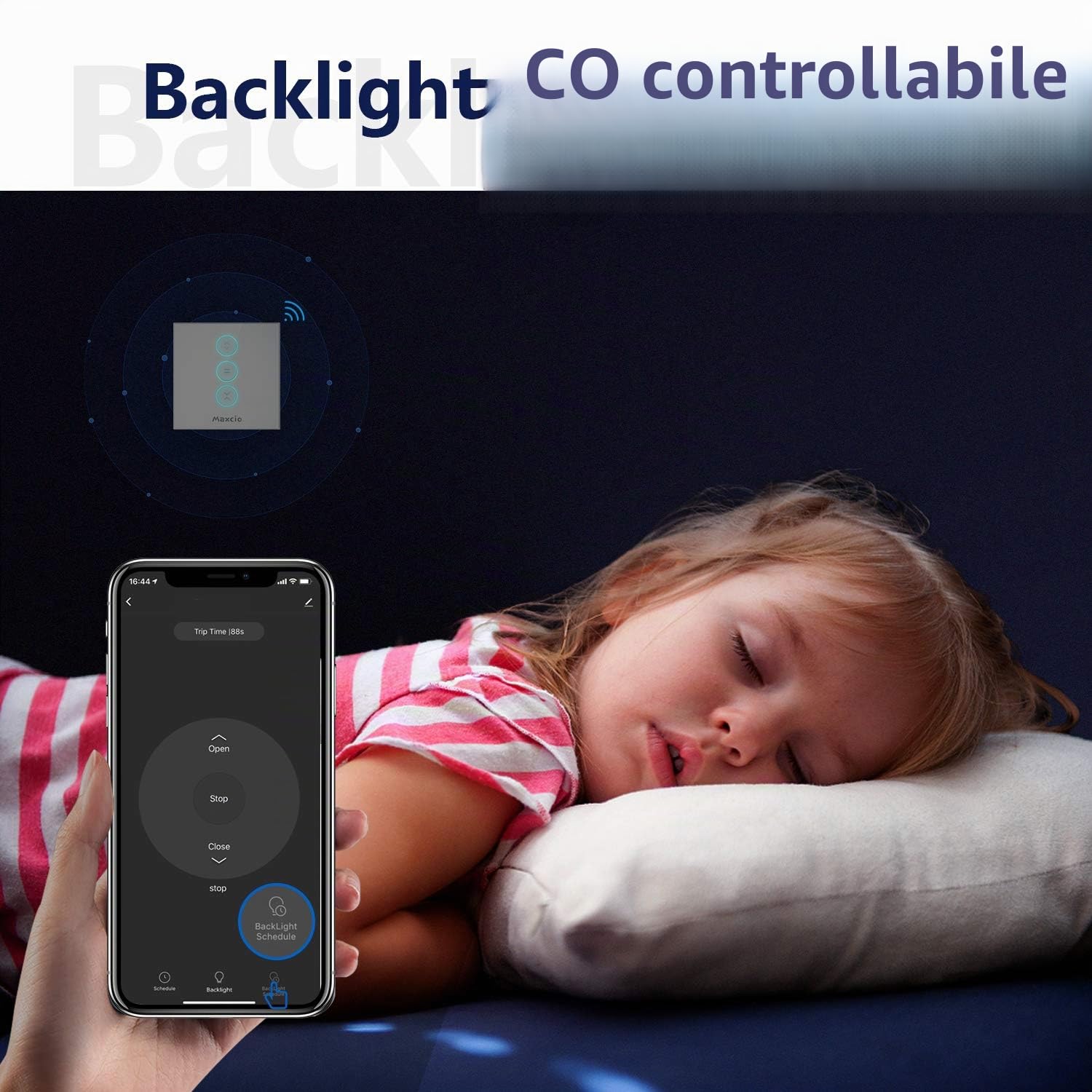 Maxcio Timer per tapparelle Smart Rolladen Alexa Interruttore On AB 1 2 4 (4 Packs)