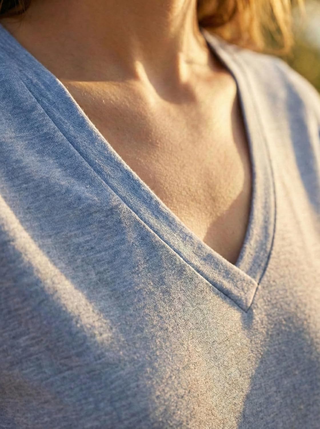 NUKELOLO V Neck Blouses for Women Petal Sleeve Summer Tops Capsule Wardrobe Essentials Dressy Casual Shirt - Image 4