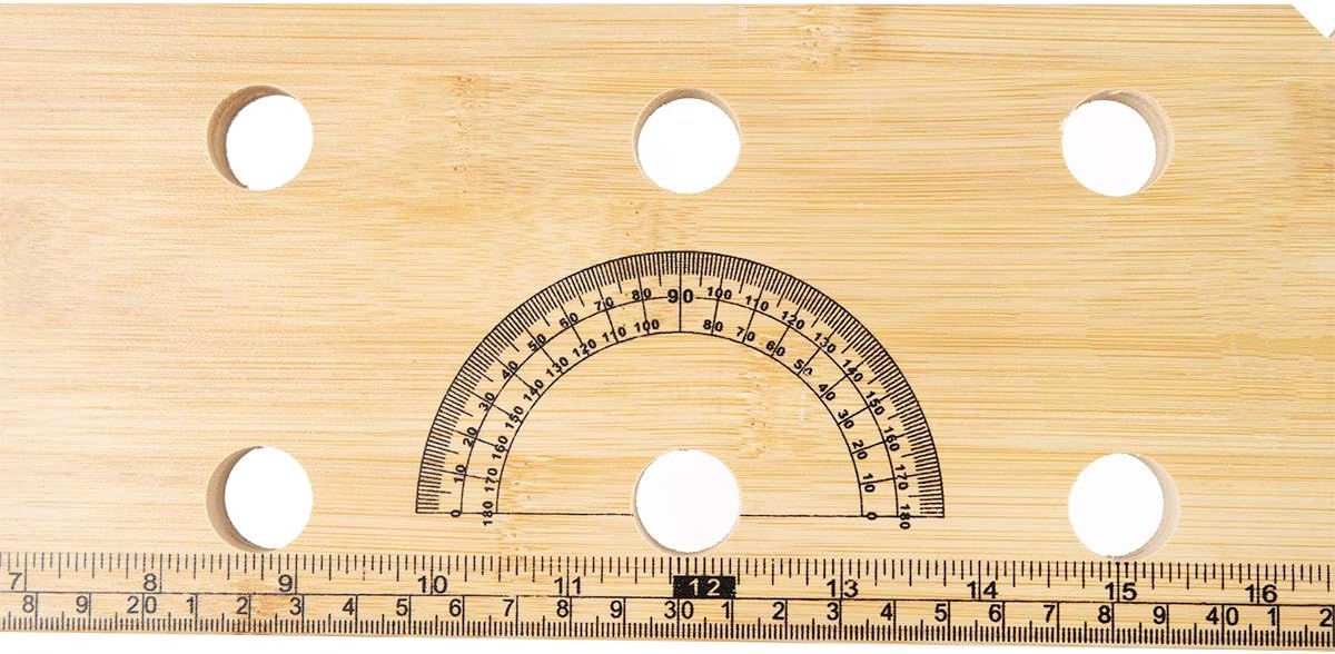 POWERTEC MT4006 Deluxe Bamboo Workbench Top | Portable Project Center and Vise Tool w/4 Bench Dogs - - 