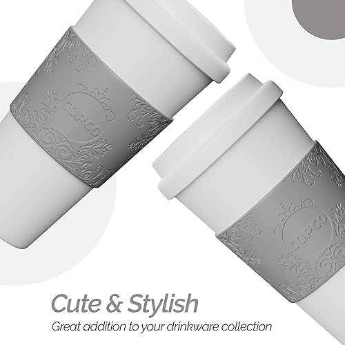 Miniatura 4 de Copco Acadia - Taza de viaje de 16 onzas, vaso de café reutilizable aislado con plástico de doble pared, tapa a prueba de fugas, sin BPA, taza