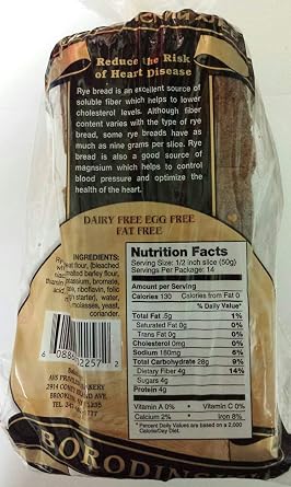 Borodinsky Rye Bread Pack Of 2