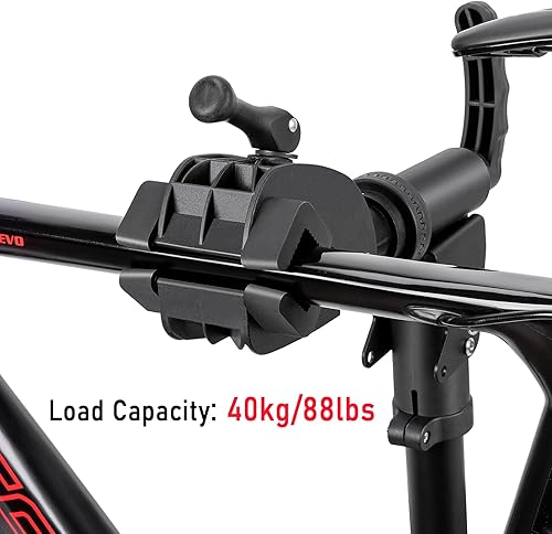 Miniatura 3 de CHEPARK Soporte de reparación de bicicletas (máximo 88 libras) - Soporte de trabajo para bicicleta de bancomontaje en pared - Soporte de reparación