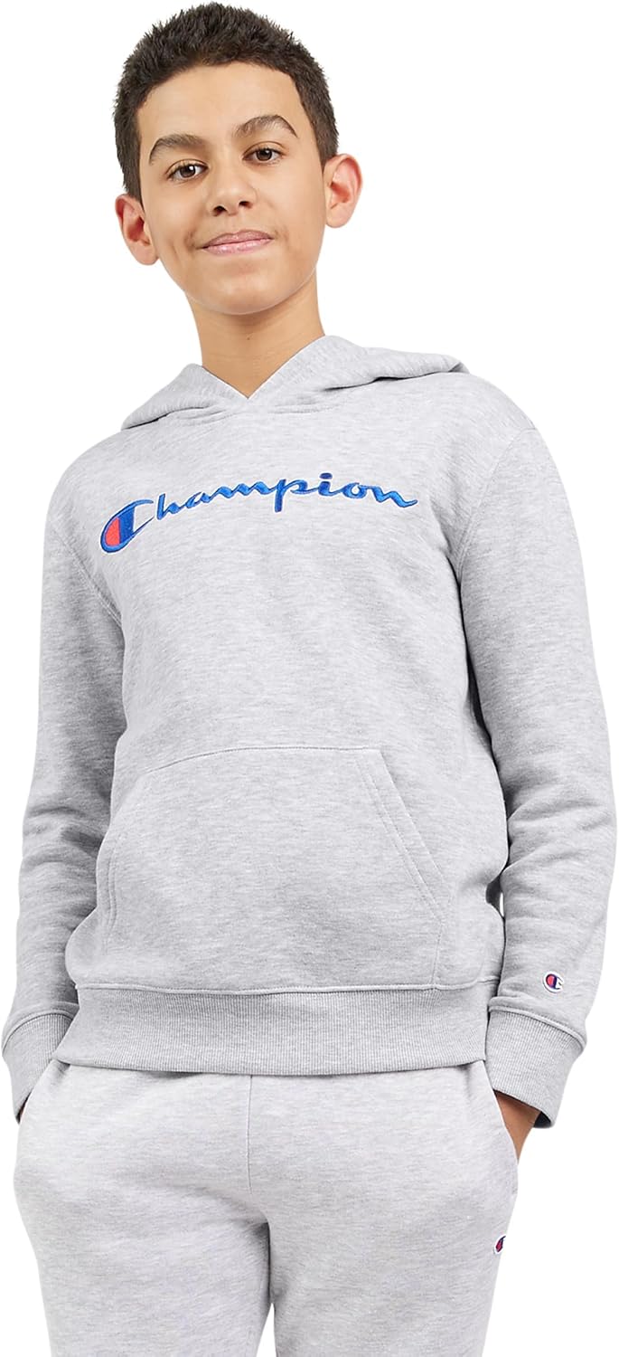 Champion boys Boys Hoodie for Kids Sweatshirt Fleece Youth Pullover With Hood - Image 2