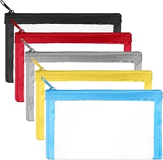 5 bolsas pequeñas de maquillaje transparente ...
