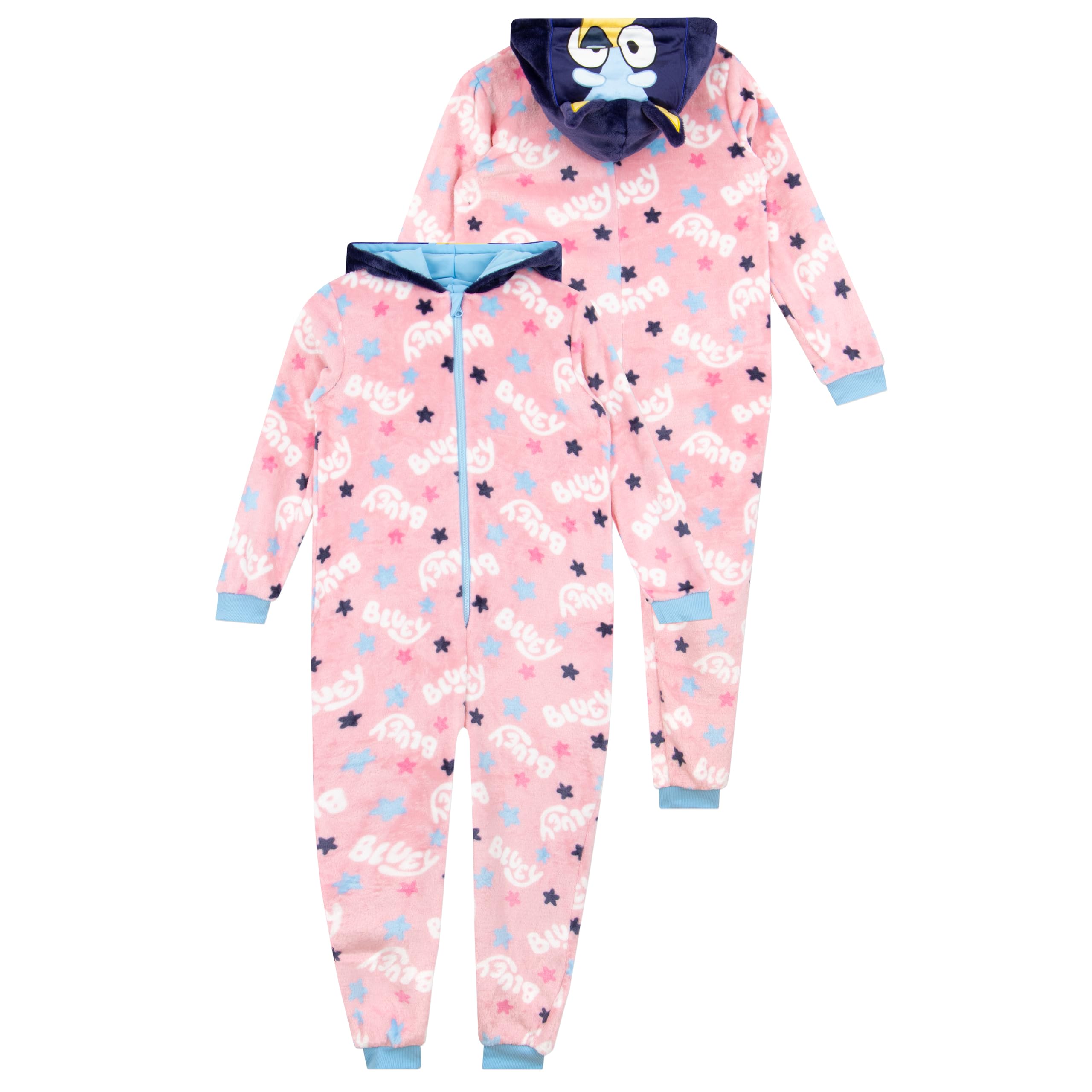 BlueY Onesie | Rosa Onesie Madchen | Jumpsuit Kinder | Schlafoverall Madchen