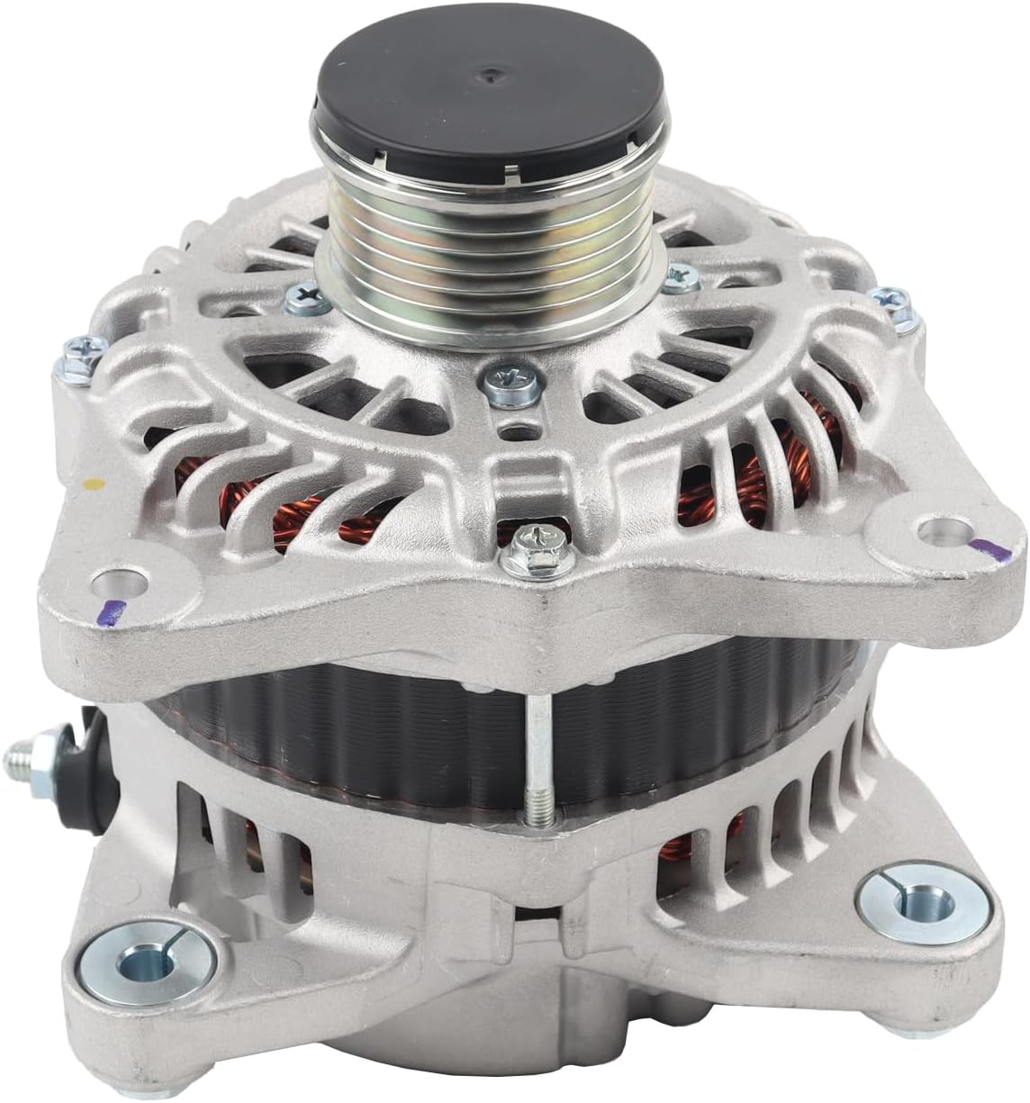 Alternator 110A 12V 6-Groove Pulley Compatible with 2013-2018 Nissan Altima L4 2.5L,Replace 231003TA1B 11657N