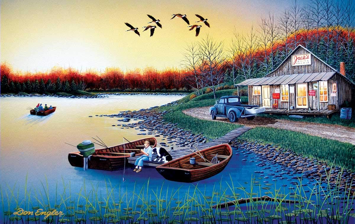 SunsOutJack's Place 550 pc Jigsaw Puzzle INC