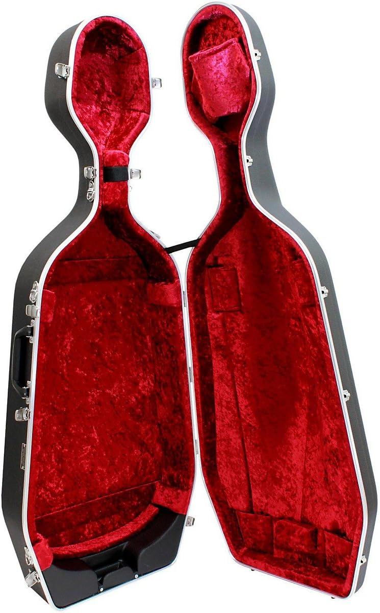 Cases Standard Series Cello Case Black Shell, Red Interior