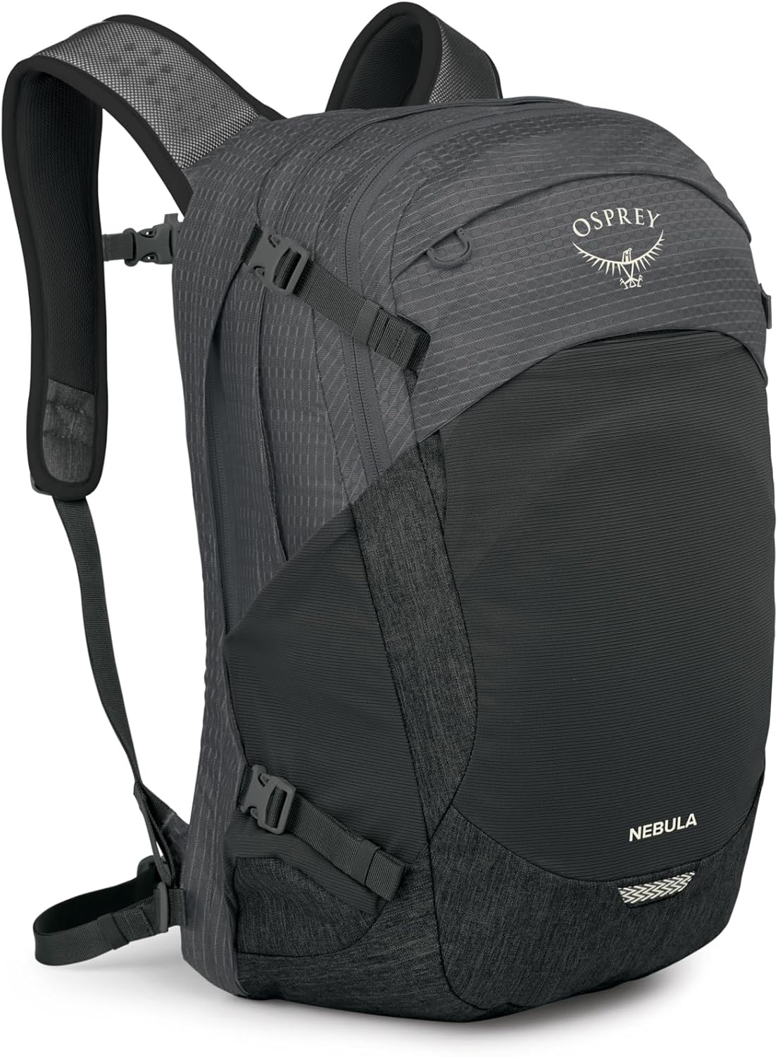 Osprey Nebula 32 Commuter Backpack: TSA Laptop Sleeve, Water Bottle Pockets, Breathable Comfort - Phantom Grey