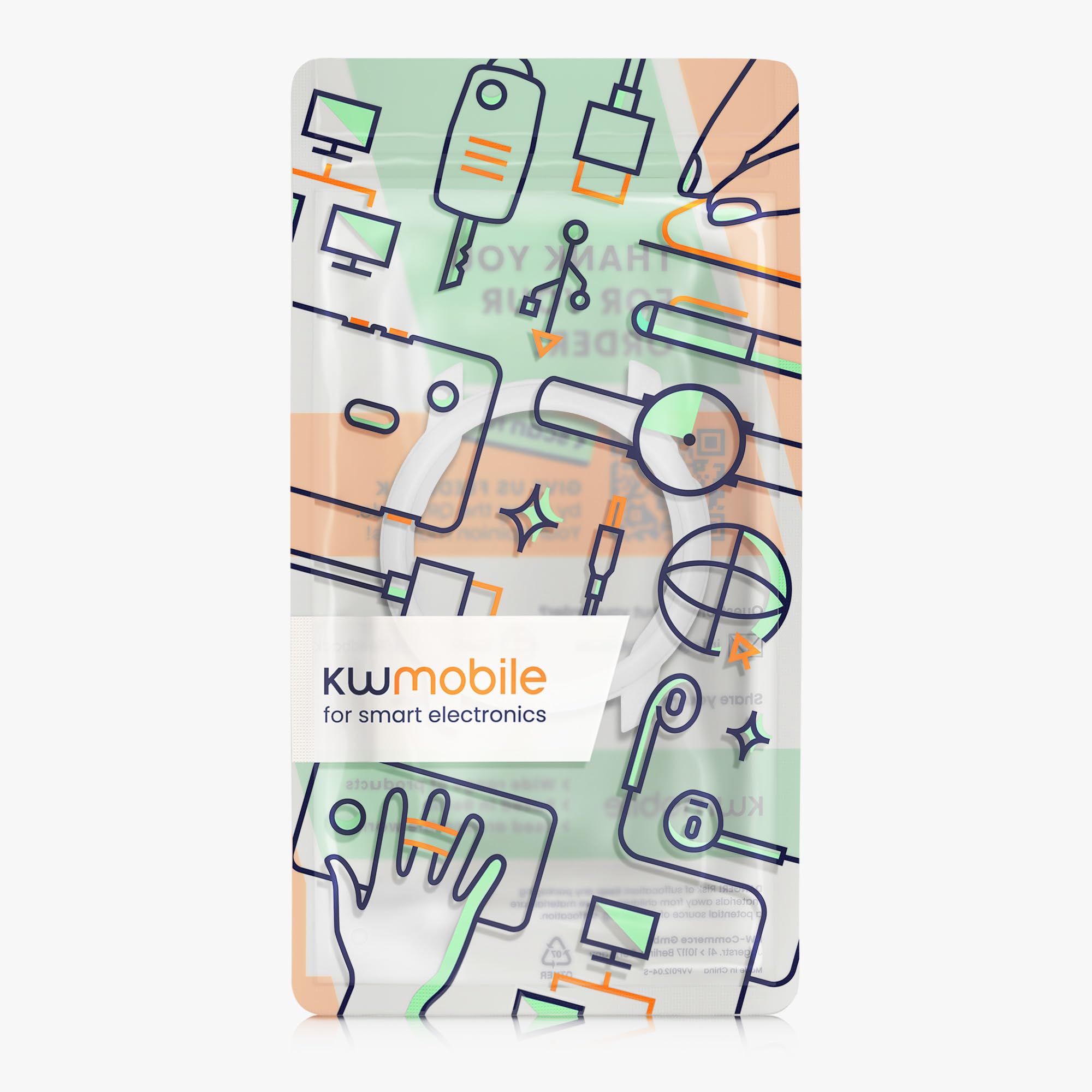 kwmobile Etui kompatybilne z COROS PACE 3, silikonowe etui na ekran do smartwatcha, ochrona smartwatcha, biała