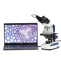 Vista 2 de AmScope - Cámara de microscopio digital CMOS de color USB 2.0 de 12MP - MD1200A