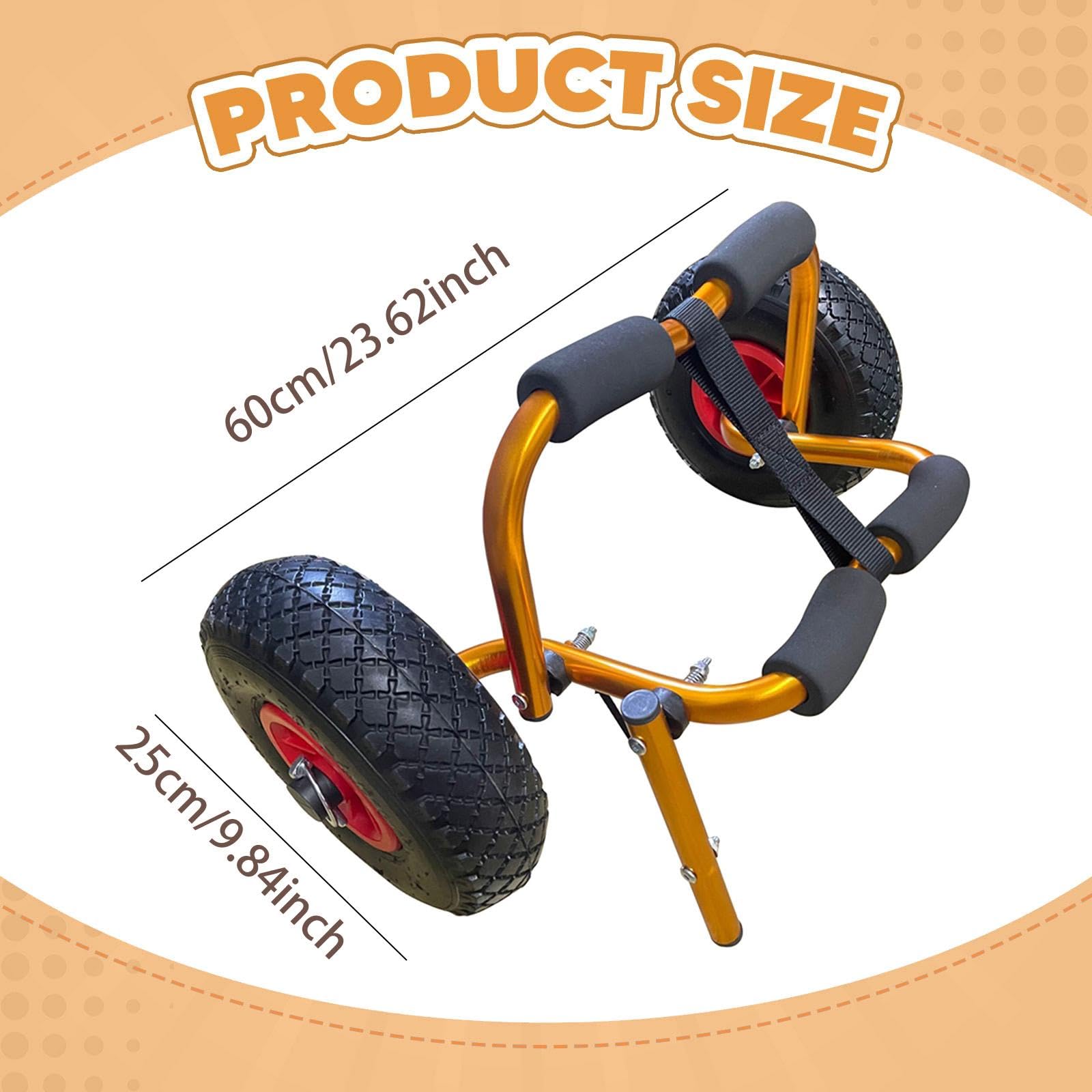 Kajakwagen, Faltbar, Kompakt, Robuster Kajakanhänger