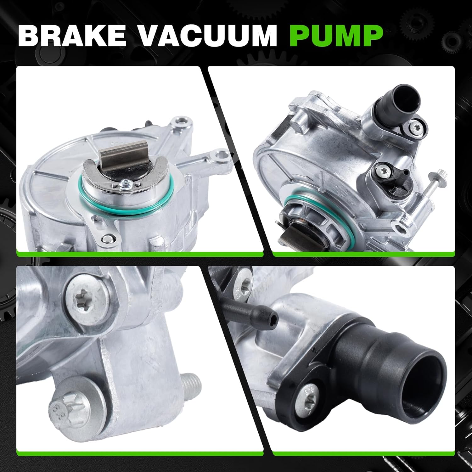 11668605976 Brake Vacuum Pump Compatible with 2008-2019 BMW F10 F02 F04 F06 F07 F10 F12 F13 F15 F16 750i 750Li Replace 11668649747, 11667619388