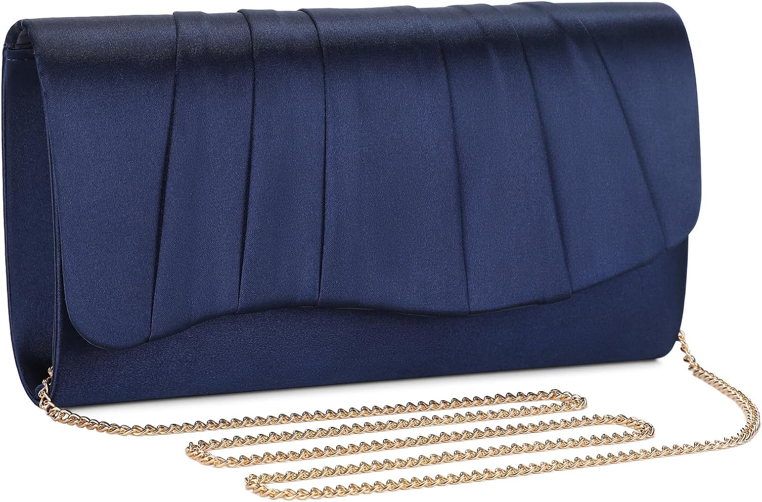 UBAYMAX Clutch Purses for Women Formal, Pleated Satin Evening Bag Purse Handbags Evening Clutch for Prom Party Wedding - Image 8