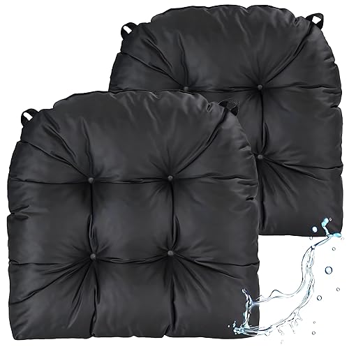 Outdoor Chair Cushions Set of 2, Waterproof Patio Chair Furniture