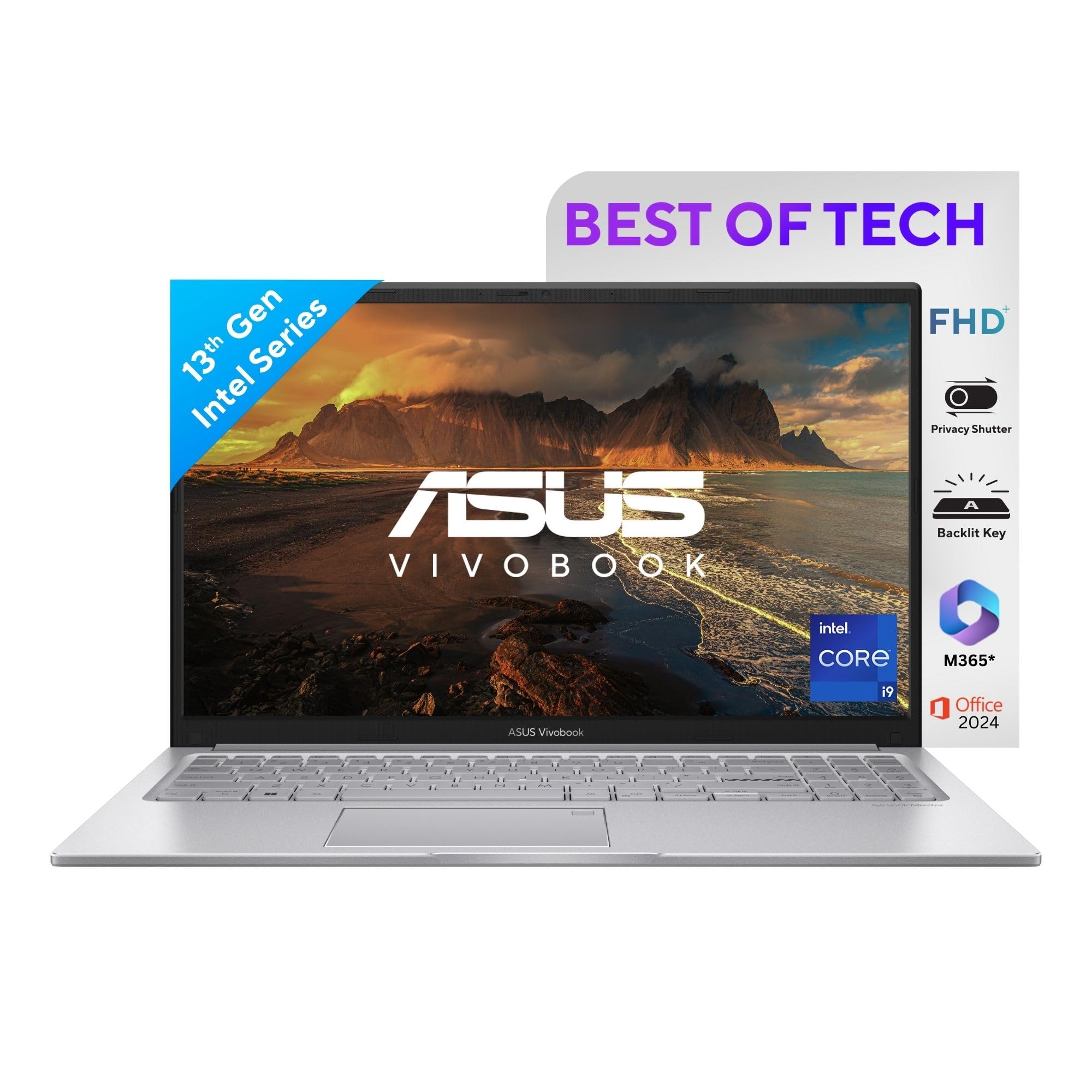 ASUS Vivobook 16,13th Gen,Intel Core i9-13900H,FingerPrint(Intel
