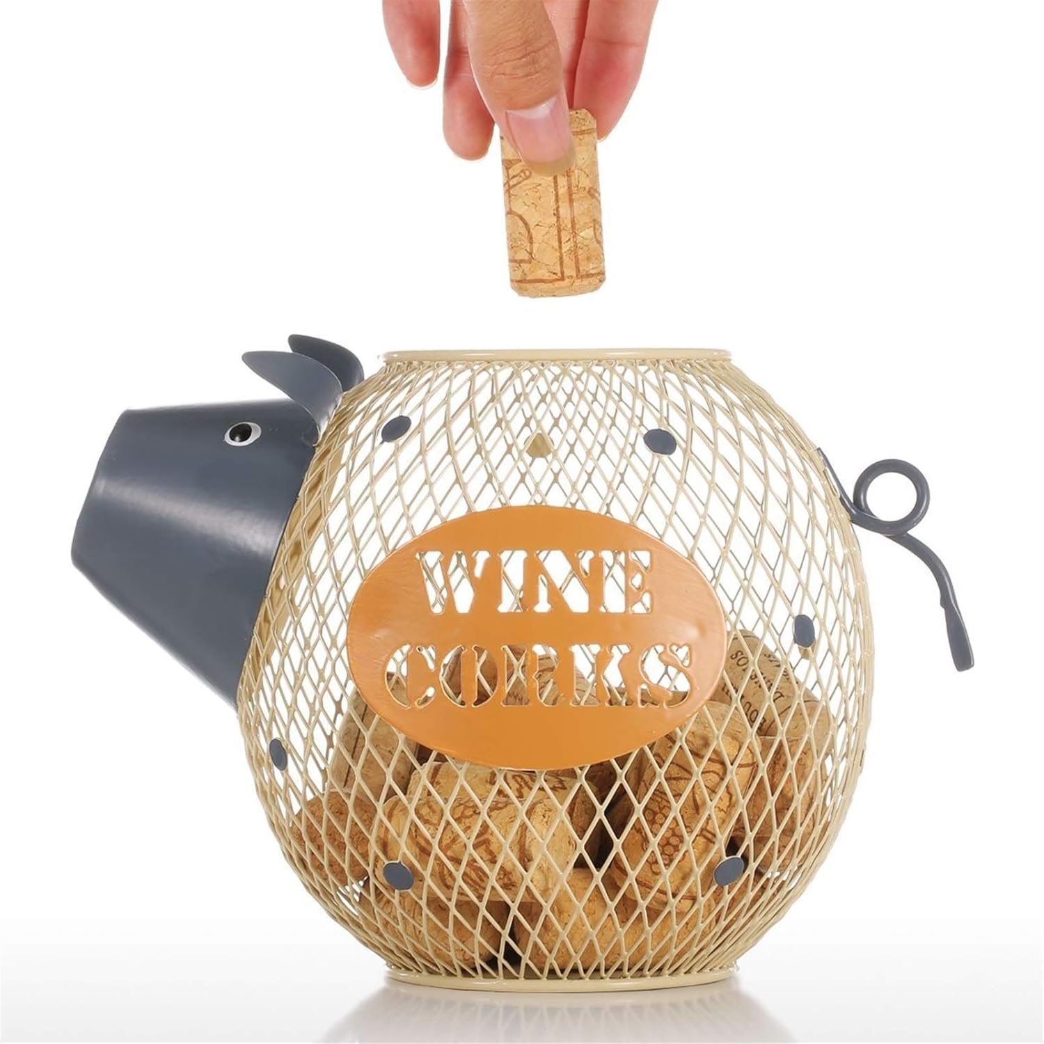 素敵な貯金箱 貯金箱 貯金箱 メタルコインボックス 貯金箱 装飾 工芸品 コインギフト 新しい装飾 良いギフト キシマ 貯金箱 かわいい 通販 置物  オブジェ マネーバンク 木彫り調 木彫調 アニマル 動物 北欧 取り出せる 小銭 おこづかい Suora スオーラ Kishima お祝い ...