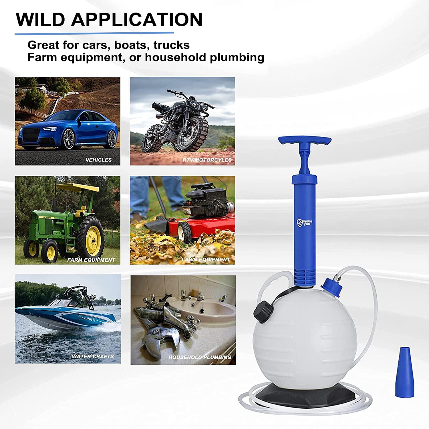 Buy Oil Extractor Pump, 6l Removable Transmission Fluid Pump with