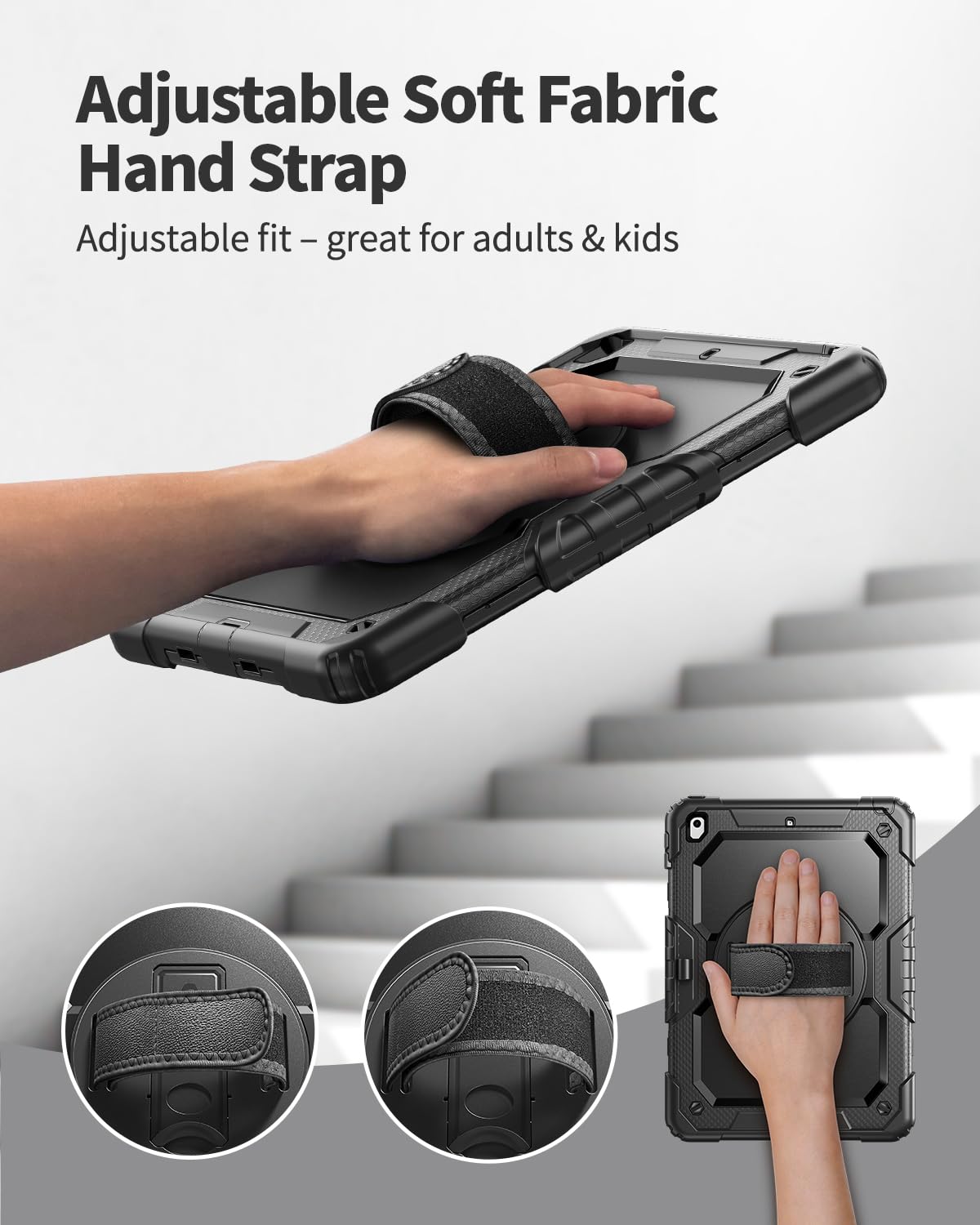 Ambison iPad 9th/8th/7th Generation Protective Case 10.2inch, Black — Amazon image 3