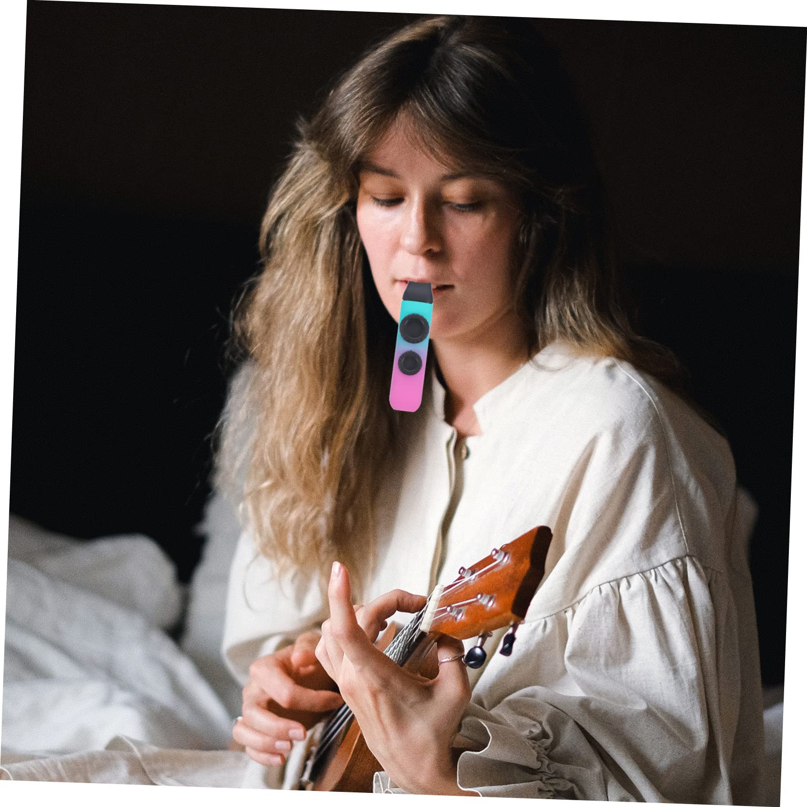 BESTonZON 3ensembles Kazoo Professionnel Réglable à Double Sécable Pour Ukulélé Et Guitare Instrument Musical Pour Adultes