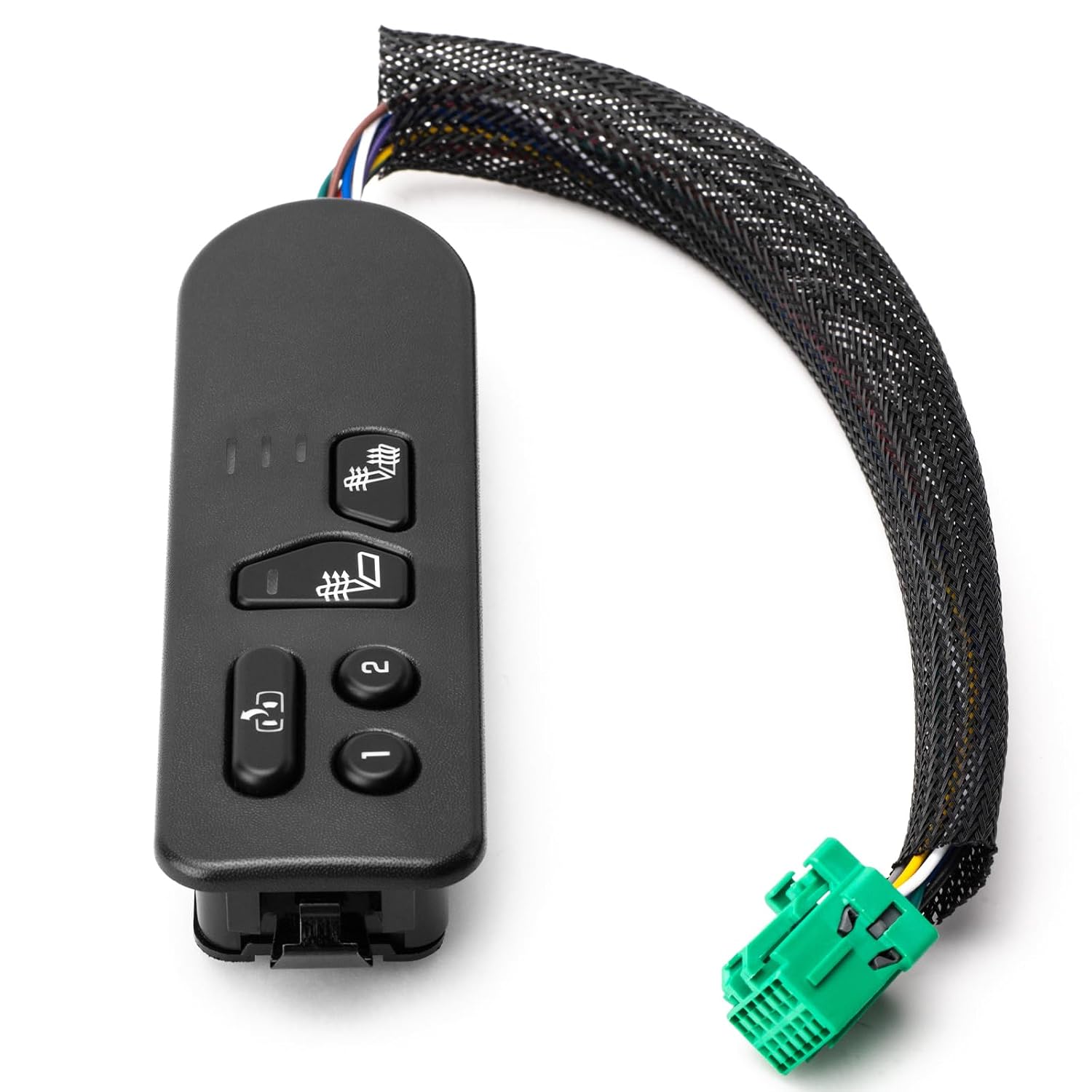 Seat Heater Switch Driver Side for 2003 2004 2005 2006 2007 Chevy Silverado 1500 2500 3500 GMC Sierra 1500 2500 3500, Front Left Heated Seat Switch Car Seat Heater 15116863 15169669 15179137 901-200